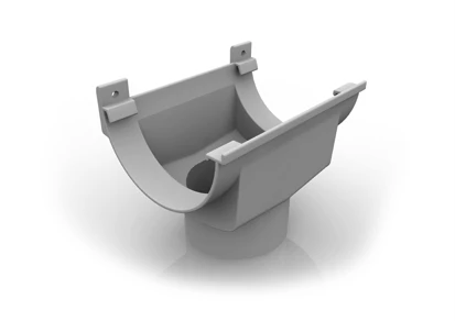 Воронка 125/90мм.белый RAL 9010 Ruplast